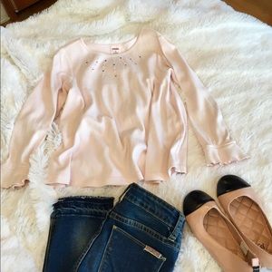 Gymboree size 6 girls blush pink top! EUC